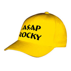 Бейсболка с принтом Asap Rocky в Екатеринбурге, 100% хлопок | классический козырек, металлическая застежка-регулятор размера | asap | asap rocky | rap | rocky