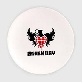 Тарелка 3D с принтом Green Day Wings в Екатеринбурге, фарфор | диаметр - 210 мм
диаметр для нанесения принта - 120 мм | green day | green day wings | green day граната | heavy metal | metal | rock | trash metal | альтернатива | граната | грин дэй | квартет | метал | рок | рок группа | рок группы | трэш метал | хеви метал