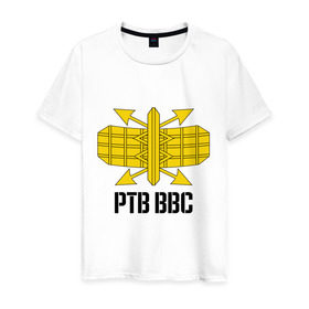 Мужская футболка хлопок с принтом РТВ в Екатеринбурге, 100% хлопок | прямой крой, круглый вырез горловины, длина до линии бедер, слегка спущенное плечо. | армейские | армия | война | ртв | силовые структуры
