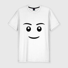 Мужская футболка премиум с принтом Игрушечный человечек в Екатеринбурге, 92% хлопок, 8% лайкра | приталенный силуэт, круглый вырез ворота, длина до линии бедра, короткий рукав | игрушечный человечек | позитив и смайлы | прикольные картинки