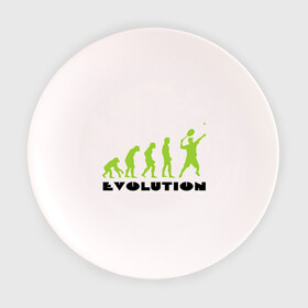 Тарелка 3D с принтом Tennis Evolution в Екатеринбурге, фарфор | диаметр - 210 мм
диаметр для нанесения принта - 120 мм | tennis evolution | мяч | спорт | теннис | эволюция