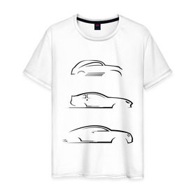 Мужская футболка хлопок с принтом Скорость в Екатеринбурге, 100% хлопок | прямой крой, круглый вырез горловины, длина до линии бедер, слегка спущенное плечо. | street racing | автомобильные | горки | машинки | скорость | тачки