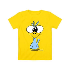 Детская футболка хлопок с принтом Цыпа в Екатеринбурге, 100% хлопок | круглый вырез горловины, полуприлегающий силуэт, длина до линии бедер | животные | прикольные картинки | цыпка