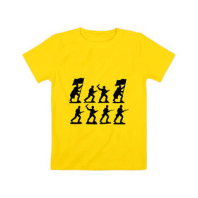 Детская футболка хлопок с принтом Солдатики в Екатеринбурге, 100% хлопок | круглый вырез горловины, полуприлегающий силуэт, длина до линии бедер | армия | война | войско | победа | солдатики | солдаты | флаги