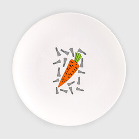 Тарелка с принтом морковка и кролик парная в Екатеринбурге, фарфор | диаметр - 210 мм
диаметр для нанесения принта - 120 мм | Тематика изображения на принте: 14 февраля | все | день святого валентина | для двоих | идеи подарков | морковка и кролик | парные
