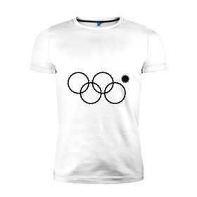 Мужская футболка премиум с принтом Нераскрывшееся кольцо в Екатеринбурге, 92% хлопок, 8% лайкра | приталенный силуэт, круглый вырез ворота, длина до линии бедра, короткий рукав | 