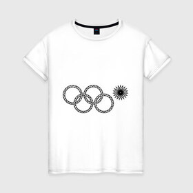 Женская футболка хлопок с принтом Нераскрывшееся кольцо в Екатеринбурге, 100% хлопок | прямой крой, круглый вырез горловины, длина до линии бедер, слегка спущенное плечо | rings | кольца | кольцо | кольцом | мем | нераскрывшееся | нераскрывшимся