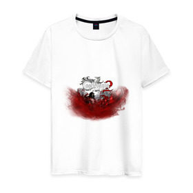 Мужская футболка хлопок с принтом Castlevania: Lords Of Shadow 2 в Екатеринбурге, 100% хлопок | прямой крой, круглый вырез горловины, длина до линии бедер, слегка спущенное плечо. | 