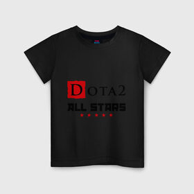 Детская футболка хлопок с принтом Dota 2 All Stars Дота в Екатеринбурге, 100% хлопок | круглый вырез горловины, полуприлегающий силуэт, длина до линии бедер | dota 2 all stars дота | dota2 | игры