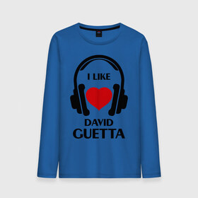 Мужской лонгслив хлопок с принтом Мне нравится David Guetta в Екатеринбурге, 100% хлопок |  | david guetta | dj | rnb | клубные | мне нравится | музыка | сердечко
