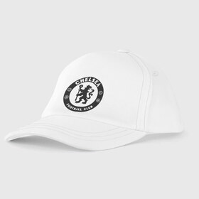 Детская бейсболка с принтом Chelsea logo в Екатеринбурге, 100% хлопок | классический козырек, металлическая застежка-регулятор размера | Тематика изображения на принте: 1905 | chelsea | chelsea logo | fc | footbal club | лого | логотип | спорт | футбол | футбольный клуб | челси