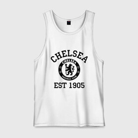 Мужская майка хлопок с принтом Chelsea 1905 в Екатеринбурге, 100% хлопок |  | 1905 | chelsea | chelsea logo | fc | footbal club | лого | логотип | спорт | футбол | футбольный клуб | челси