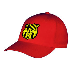 Бейсболка с принтом Barcelona logo в Екатеринбурге, 100% хлопок | классический козырек, металлическая застежка-регулятор размера | Тематика изображения на принте: barcelona | fc | fc barcelona | footbal club | барселона | лого | логотип | спорт | футбол | футбольный клуб