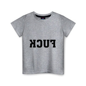 Детская футболка хлопок с принтом FUCK в Екатеринбурге, 100% хлопок | круглый вырез горловины, полуприлегающий силуэт, длина до линии бедер | instagram | selfie | swag | инстаграм | селфи