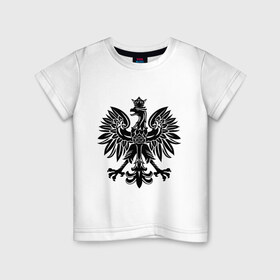Детская футболка хлопок с принтом Имперский орел в Екатеринбурге, 100% хлопок | круглый вырез горловины, полуприлегающий силуэт, длина до линии бедер | геральдика | герб | империя | орел | птица