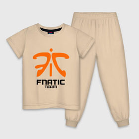 Детская пижама хлопок с принтом Fnatic Dota 2 в Екатеринбурге, 100% хлопок |  брюки и футболка прямого кроя, без карманов, на брюках мягкая резинка на поясе и по низу штанин
 | fnatic