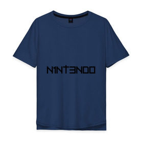 Мужская футболка хлопок Oversize с принтом Nintendo в Екатеринбурге, 100% хлопок | свободный крой, круглый ворот, “спинка” длиннее передней части | баста | ноггано