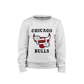 Детский свитшот хлопок с принтом Chicago Bulls Swag в Екатеринбурге, 100% хлопок | круглый вырез горловины, эластичные манжеты, пояс и воротник | Тематика изображения на принте: bulls | chicago | new | swag | буллс | чикаго