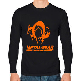 Мужской лонгслив хлопок с принтом Metal Gear Solid Fox в Екатеринбурге, 100% хлопок |  | лиса