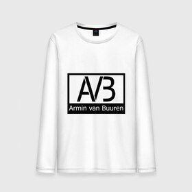 Мужской лонгслив хлопок с принтом Armin van buuren logo в Екатеринбурге, 100% хлопок |  | addicted | buuren | van | аrmin