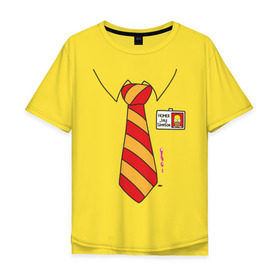 Мужская футболка хлопок Oversize с принтом Костюм Гомера в Екатеринбурге, 100% хлопок | свободный крой, круглый ворот, “спинка” длиннее передней части | гомер