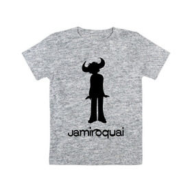 Детская футболка хлопок с принтом Jamiroquai в Екатеринбурге, 100% хлопок | круглый вырез горловины, полуприлегающий силуэт, длина до линии бедер | funk | jamiroquai | jazz | джаз | джамирокуай | фанк