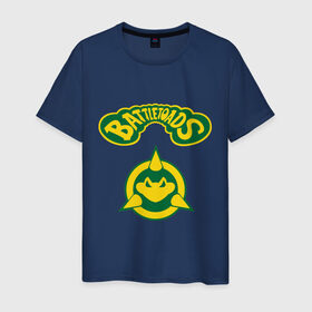 Мужская футболка хлопок с принтом Боевые Жабы в Екатеринбурге, 100% хлопок | прямой крой, круглый вырез горловины, длина до линии бедер, слегка спущенное плечо. | battle | batttletoads | sega | toads | сега