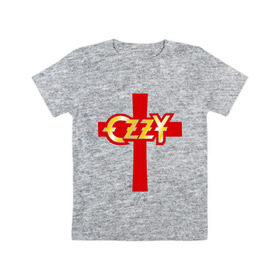Детская футболка хлопок с принтом Ozzy Osbourne (Оззи Осборн) в Екатеринбурге, 100% хлопок | круглый вырез горловины, полуприлегающий силуэт, длина до линии бедер | 