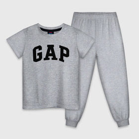 Детская пижама хлопок с принтом GAP Swag в Екатеринбурге, 100% хлопок |  брюки и футболка прямого кроя, без карманов, на брюках мягкая резинка на поясе и по низу штанин
 | Тематика изображения на принте: gap | swag | сваг | свег | свэг