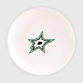 Тарелка с принтом HC Dallas Stars в Екатеринбурге, фарфор | диаметр - 210 мм
диаметр для нанесения принта - 120 мм | Тематика изображения на принте: club | dallas | hockey | stars | клуб | хоккей