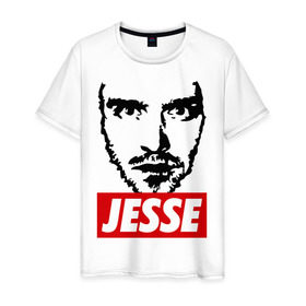 Мужская футболка хлопок с принтом Breaking Bad - Jesse Pinkman в Екатеринбурге, 100% хлопок | прямой крой, круглый вырез горловины, длина до линии бедер, слегка спущенное плечо. | breaking bad | jesse pinkman | сериалы