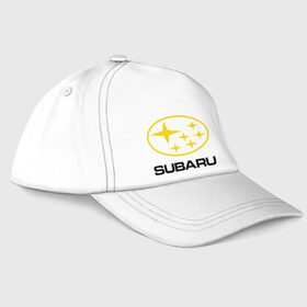 Бейсболка с принтом Subaru Logo в Екатеринбурге, 100% хлопок | классический козырек, металлическая застежка-регулятор размера | logo | subaru | автомобиль | логотип | марка | субару