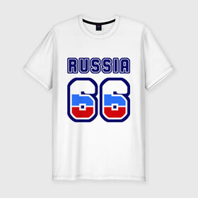 Мужская футболка 3D с принтом Russia (from 66) в Екатеринбурге, 100% полиэфир | прямой крой, круглый вырез горловины, длина до линии бедер | флаг россии
