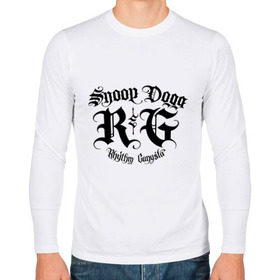 Мужской лонгслив хлопок с принтом Snoop Dogg в Екатеринбурге, 100% хлопок |  | rap | snoop dogg | музыка | рэп | снуп дог