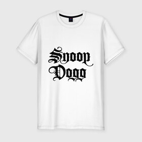 Мужская футболка премиум с принтом Snoop Dogg в Екатеринбурге, 92% хлопок, 8% лайкра | приталенный силуэт, круглый вырез ворота, длина до линии бедра, короткий рукав | rap | snoop dogg | музыка | рэп | снуп дог