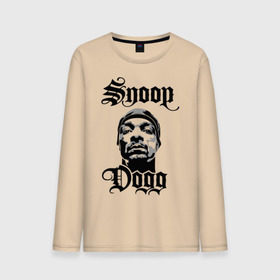 Мужской лонгслив хлопок с принтом Snoop Dogg в Екатеринбурге, 100% хлопок |  | rap | snoop dogg | музыка | рэп | снуп дог