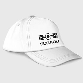 Бейсболка с принтом Subaru в Екатеринбурге, 100% хлопок | классический козырек, металлическая застежка-регулятор размера | Тематика изображения на принте: logo | sti | subaru | авто | лого | субарик | субару
