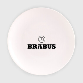 Тарелка 3D с принтом Brabus в Екатеринбурге, фарфор | диаметр - 210 мм
диаметр для нанесения принта - 120 мм | benz | brabus | logo | mercedes | авто | брабус | лого | мерс | мерседес бенс