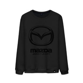 Мужской свитшот хлопок с принтом Mazda Zoom-Zoom в Екатеринбурге, 100% хлопок |  | mazda | zoom | зум | мазда
