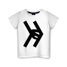 Детская футболка хлопок с принтом Smosh logo в Екатеринбурге, 100% хлопок | круглый вырез горловины, полуприлегающий силуэт, длина до линии бедер | blogger | russmosh | smosh | youtube | блоггер | смош | шоу | ютубер