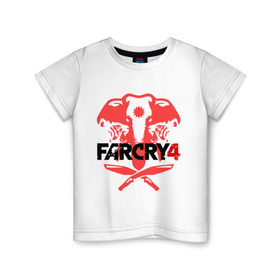 Детская футболка хлопок с принтом Far Cry 4 (1) в Екатеринбурге, 100% хлопок | круглый вырез горловины, полуприлегающий силуэт, длина до линии бедер | cry | far | far cry | ubisoft | край | фар | фаркрай | юбисофт