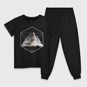 Детская пижама хлопок с принтом Астронавт в Екатеринбурге, 100% хлопок |  брюки и футболка прямого кроя, без карманов, на брюках мягкая резинка на поясе и по низу штанин
 | infinite | interstellar | space | univers | астронавт | бесконечный космос | вселенная | интерстеллар | космонавт