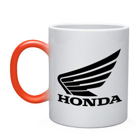 Кружка хамелеон с принтом Honda Motor в Екатеринбурге, керамика | меняет цвет при нагревании, емкость 330 мл | Тематика изображения на принте: honda | motor | хонда