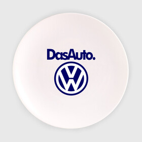 Тарелка 3D с принтом Volkswagen Das Auto в Екатеринбурге, фарфор | диаметр - 210 мм
диаметр для нанесения принта - 120 мм | das auto | volkswagen | фольксваген