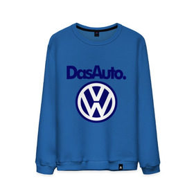 Мужской свитшот хлопок с принтом Volkswagen Das Auto в Екатеринбурге, 100% хлопок |  | das auto | volkswagen | фольксваген
