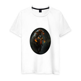 Мужская футболка хлопок с принтом Chaos Knight в Екатеринбурге, 100% хлопок | прямой крой, круглый вырез горловины, длина до линии бедер, слегка спущенное плечо. | chaos knightchaos knight | dota