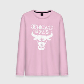 Мужской лонгслив хлопок с принтом Chicago Bulls fun logo в Екатеринбурге, 100% хлопок |  | chicago bulls | антибрэнд