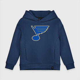 Детское худи Oversize хлопок с принтом St. Louis Blues Tarasenko #91 в Екатеринбурге, френч-терри — 70% хлопок, 30% полиэстер. Мягкий теплый начес внутри —100% хлопок | боковые карманы, эластичные манжеты и нижняя кромка, капюшон на магнитной кнопке | st louis blues | владимир тарасенко 91 st. louis blues tarasenko 91tarasenko | нхл