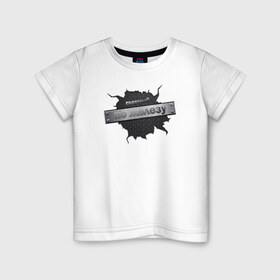 Детская футболка хлопок с принтом главный по железу в Екатеринбурге, 100% хлопок | круглый вырез горловины, полуприлегающий силуэт, длина до линии бедер | Тематика изображения на принте: железо главный_по_железу админ