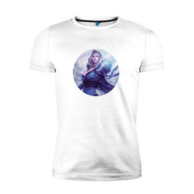 Мужская футболка премиум с принтом Crystal Maiden в Екатеринбурге, 92% хлопок, 8% лайкра | приталенный силуэт, круглый вырез ворота, длина до линии бедра, короткий рукав | cm | crystal maiden